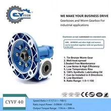 Caja de engranajes helicoidales CHENYUE CYVF 040 Mantenimiento gratuito 