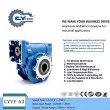 Caja de engranajes helicoidales CHENYUE CYVF 063 Mantenimiento gratuito 