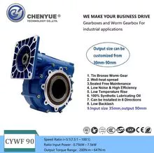 CHENYUE Worm Gearbox NMWF 090 Free Maintenance 