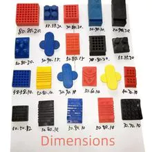 Sports wood floor shock absorbing pads