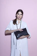 Bolso de cuero - Maxi Clutch