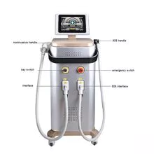 2022 Newest 2 in 1 Diode Laser Hair Removal Machine Picosecond Laser Tattoo Removal Device for Beauty Center Use