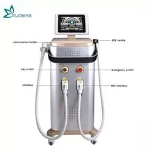 选择IPL +激光多功能医疗机器便携式快速脱毛沙龙