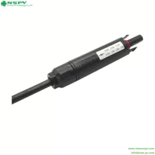 Conector de diodo fotovoltaico de 1000 V CC Conector de diodo antirreflectante fotovoltaico Extremo de cable hembra