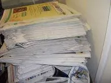 Papel de resíduo Occ /Jornais Antigos /Limpar sucata de papel ONP Disponível