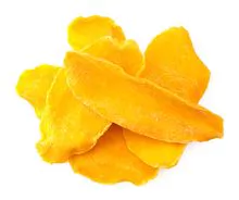 Rodajas secas de mango
