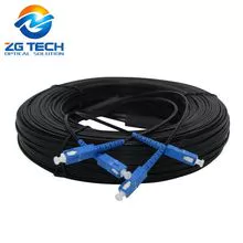 FTTH Outdoor fiber optical Cable SC/UPC Simplex SM Fiber Optic Drop Cable Patch Cord