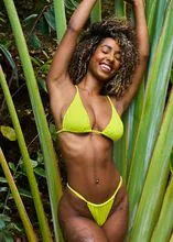 Cortina Ajustable Bikini - Verde