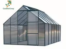 GSG Aluminum Greenhouse with Aluminum Frame Walk In Greenhouse Garden Hobby Green House New