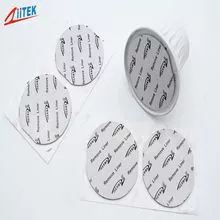 El mayorista de fábrica de China proporciona material de interfaz térmica de lámina de silicona conductora térmica gris de 10 W