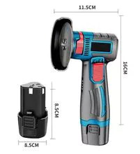 Amoladora de mano, amoladora angular de litio cepillada eléctrica, máquina de corte recargable, amoladora