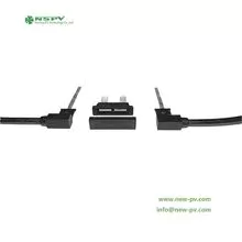 EC1EC2 Conector lateral do módulo de vidro duplo, conector do módulo de vidro duplo fotovoltaico, caixa de junção lateral do módulo de vidro duplo