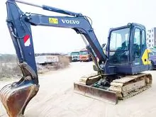 VOLVO EC55 Pequena Escavadeira de Segunda Mão Mini Escavadeira Para Venda 