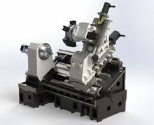 EUMA EL+CY Line High Precision Slant Bed CNC Lathe  Turning-Milling Center with Y Axis  