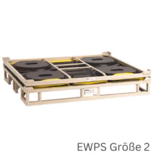  EWPS wheel pallet size 2 - Load carrier for wheels and rims
