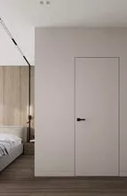 Aluminum alloy interior partition invisible door