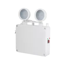 LED Fire Emergency Double Head Light, IP65 Waterproof, High Brightness, Exit Indicator, Emergency Light