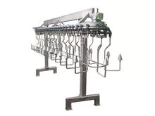 Poultry Cone Deboning/Cut up Machine - Overhead Model