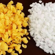 Gránulos de cera de abeja amarilla de grado cosmético al mejor precio. Materia prima de batik natural. Cera de abeja blanca. Fabri