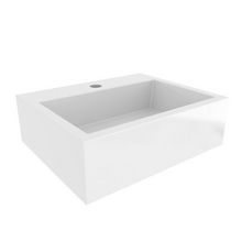 White Square Sink for Bathroom