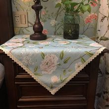 FANNI Hot Sale Lace Fabric Border Cabinets cloth Printed table Cover For Home Decor