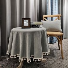 FANNI Custom vintage elegante pano de mesa redonda para festa Evento Wedding Round Table Cover