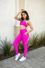 Conjunto Fitness Leggings y Top Force - LAMONI