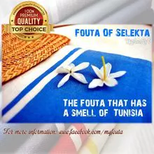 Beach  towel "Fouta of selekta" since 1975 100% premium cotton