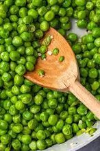 Guisantes verdes congelados