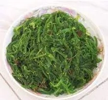 Rebanada de kombu salada