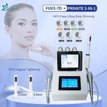 New Products 2022 Unique 7D Hifu 2 in 1 Skin Rejuvenation Wrinkle Removal Skin Care Vaginal Contractions