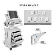 2022家用五个墨盒10000次面部提升抗皱Hifu机带手推车