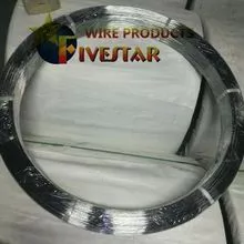 Galvanized oval wire