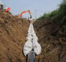 Pipeline weight bags