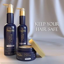 Sweeteez Gold Caviar Home Care Kit: Nourishing Shampoo - Nourishing Conditioner - Nourishing Hair Mask