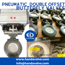 Doble válvula de mariposa excéntrica de alto rendimiento