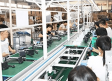 A China fabrica linhas de montagem de panelas de indução de alta qualidade, linhas de montagem de forno de micro-ondas, linhas de montagem de lyat, linhas de montagem de fones de ouvido