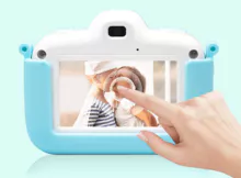 Mejor pantalla táctil 3.0inch pantalla grande cámara digital video Cameara regalo para niños