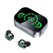 YD03 Mirror Finish TWS Bluetooth Earphones with Charging Case