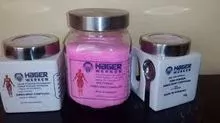 Pink embalming powder