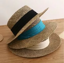 ULRICH Panamá chapéu de palha customização de design produção Straw Fedora Hat fábrica personalizada