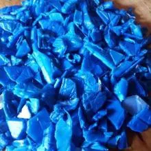 HDPE Blue Drum Scrap