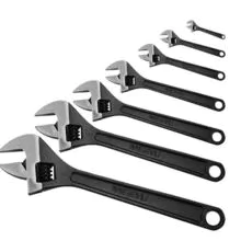  Chrome Plated Finished Drop Forged Adjustable Wrench