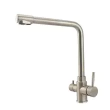 Grifo de cocina de agua purificada de acero inoxidable 3 en 1