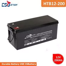 Bateria GEL de longa duração CSBattery 12V200AH para a fonte de alimentação de backup marinha/automotiva/motocicleta/motocicleta/UPS/computador