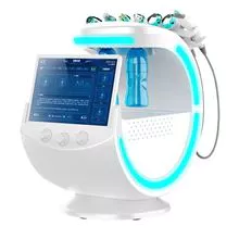 7 em 1 Hidra Facial com Analisador de Pele, Peeling Facial, Micro Dermoabrasão