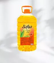 Safya 3 L Botella de Pet Aceite de Maíz Cuadrado