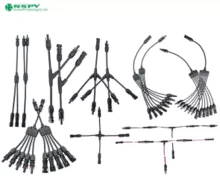 2 en 1/3 en 1/4 en 1/5 en 1/6 en 1 solar t conector solar y conectores mc4 y 1000V 1500VDC