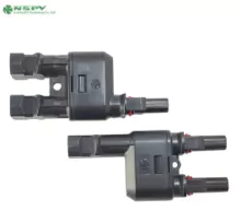 Solar t conector paralelo conectores mc4 paralelo 2 a 1 PV conector paralelo 1000VDC