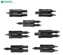 Conector paralelo solar conectar paneles solares en paralelo con fusible 1500VDC mc4 paralelo